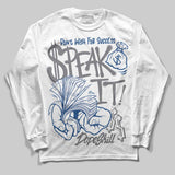 Flint Grey 9s DopeSkill Long Sleeve T-Shirt Speak It Graphic