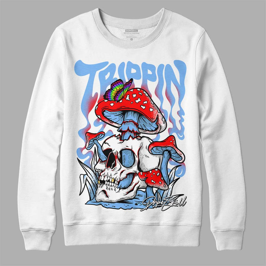 Powder Blue 9s DopeSkill Sweatshirt Trippin Graphic