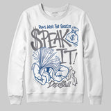 Flint Grey 9s DopeSkill Sweatshirt Speak It Graphic