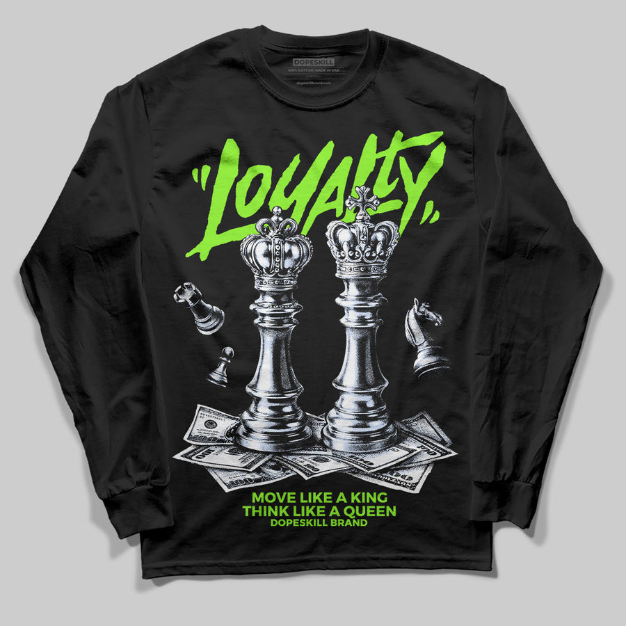 Neon Green 'Loyalty' DopeSkill Graphic Long Sleeve T-Shirt