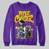PURPLE 'Paper Chaser Boy' DopeSkill Graphic Sweatshirt