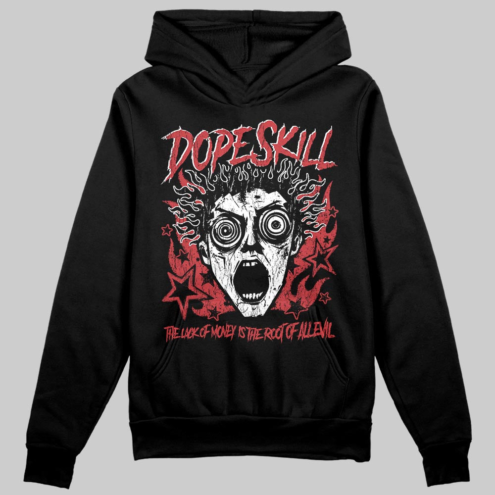 Red Collection DopeSkill Hoodie Sweatshirt Root of Evil Graphic