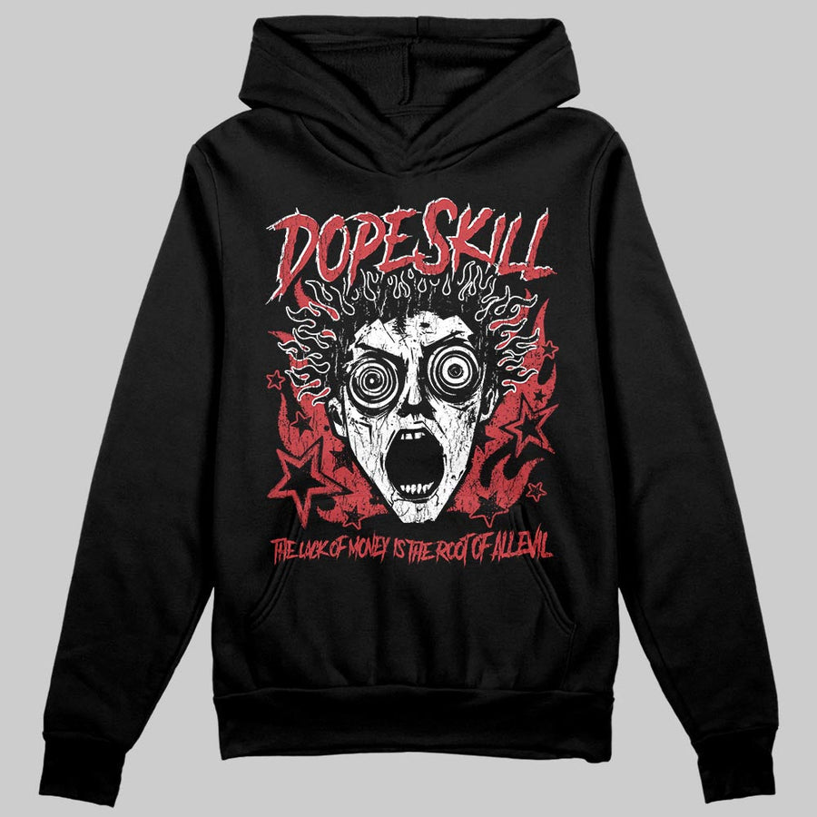 Red Collection DopeSkill Hoodie Sweatshirt Root of Evil Graphic