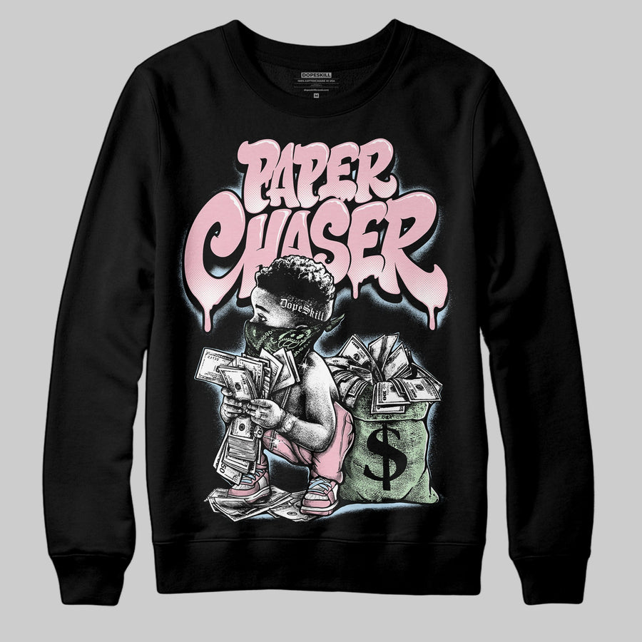 Medium Soft Pink 4s DopeSkill Sweatshirt Paper Chaser Boy Graphic