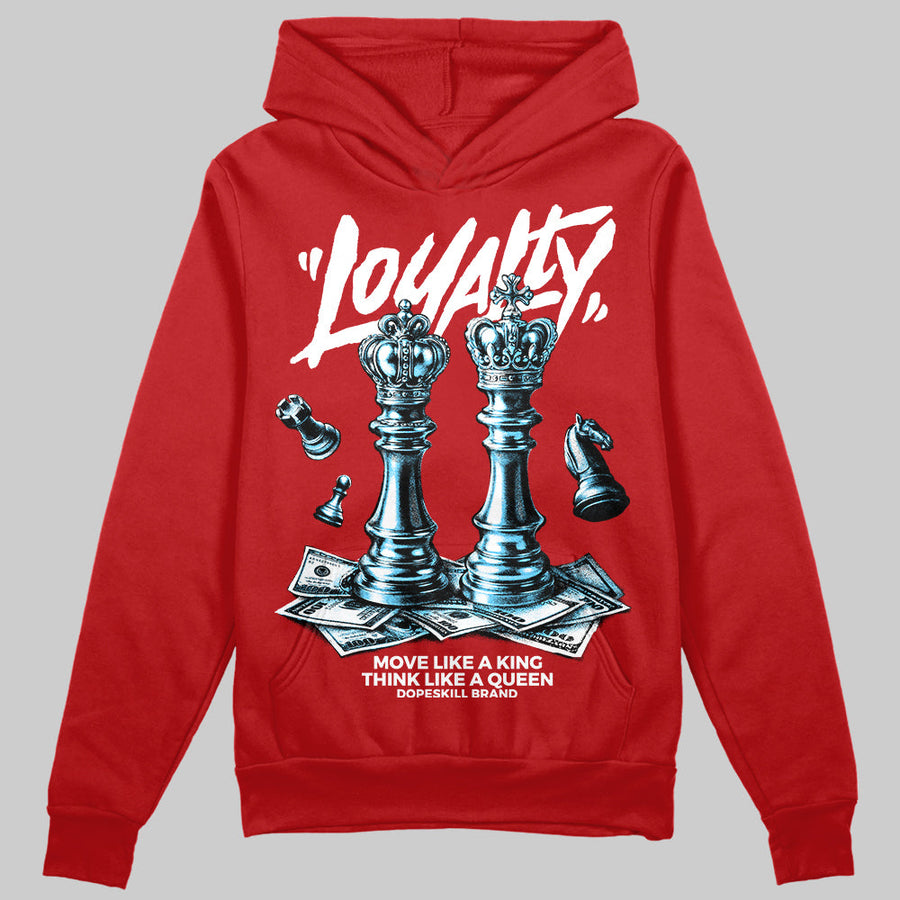 Red 'Loyalty' DopeSkill Graphic Hoodie