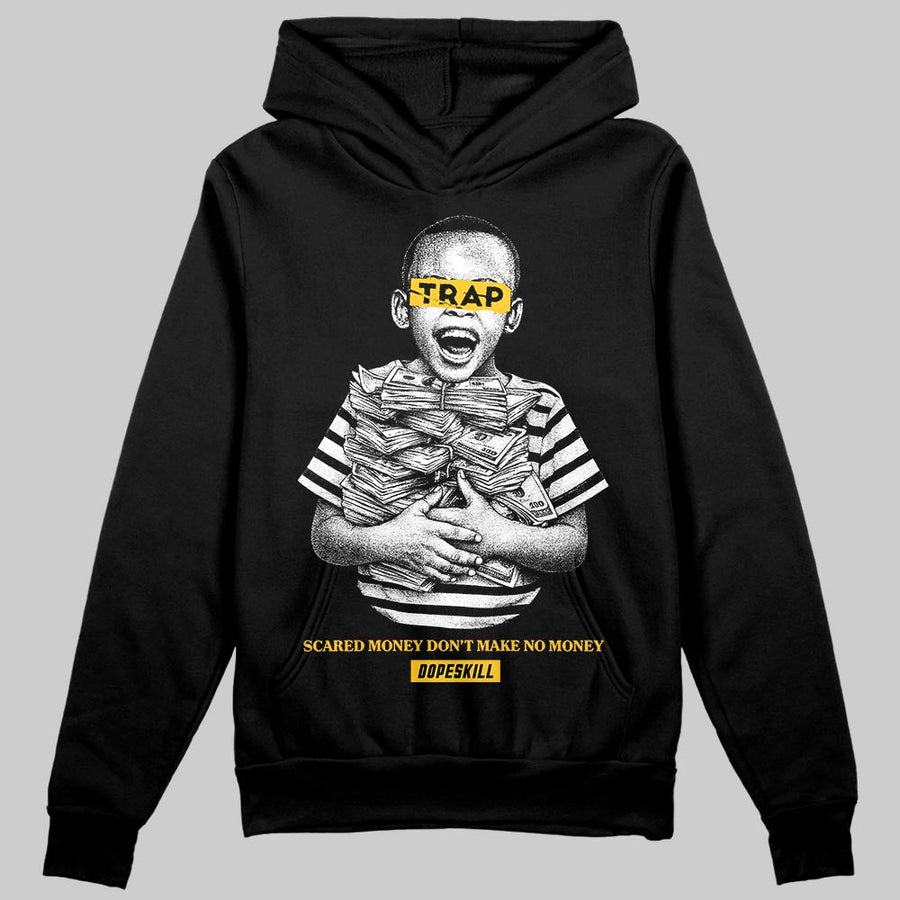 Yellow 'Scared Money Don't Make No Money' DopeSkill Graphic Hoodie