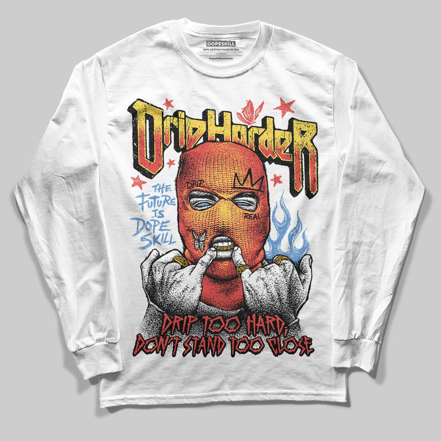 Red Collection DopeSkill Long Sleeve T-Shirt Drip Harder Graphic