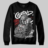 Grey 'Grind Pray' DopeSkill Graphic Sweatshirt