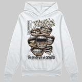 Reverse Metallic 5s DopeSkill Hoodie Sweatshirt The Mouth With No Droughts Graphic