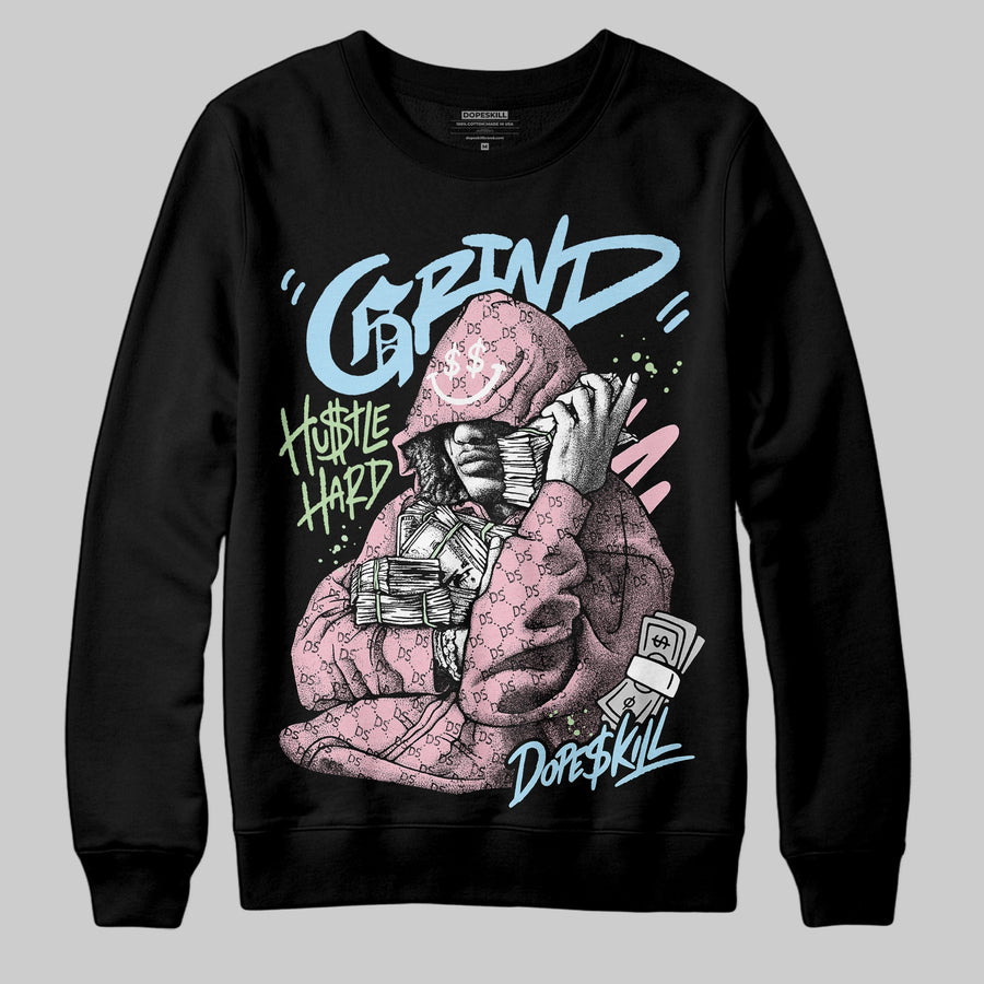 Medium Soft Pink 4s DopeSkill Sweatshirt Grind Pray Graphic