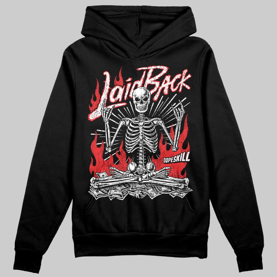 Black/White 'Laid Back' DopeSkill Graphic Hoodie