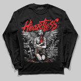 Black and White Collection DopeSkill Long Sleeve T-Shirt Heartless Graphic