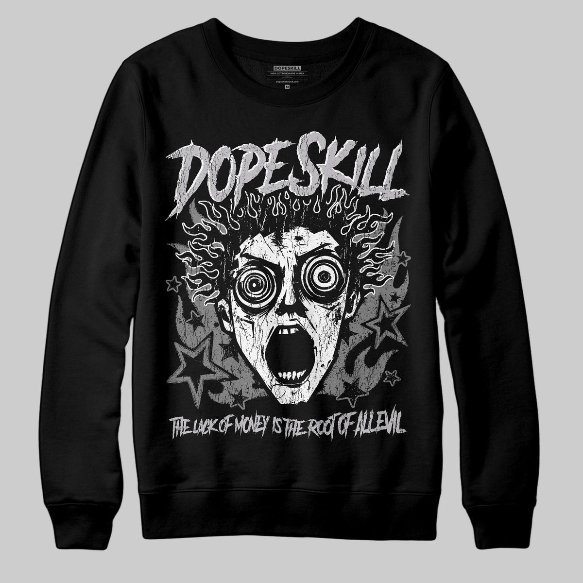 Grey Collection DopeSkill Sweatshirt Root of Evil Graphic