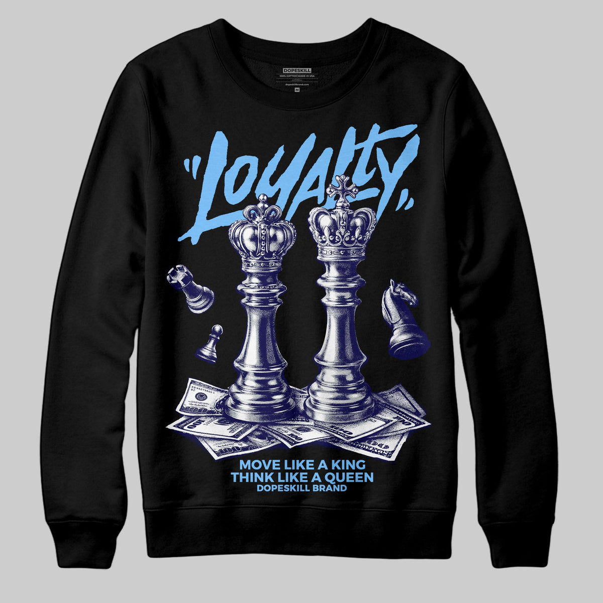 University Blue 'Loyalty' DopeSkill Graphic Sweatshirt