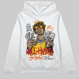 Yellow 'All Hustle No Luck' DopeSkill Graphic Hoodie