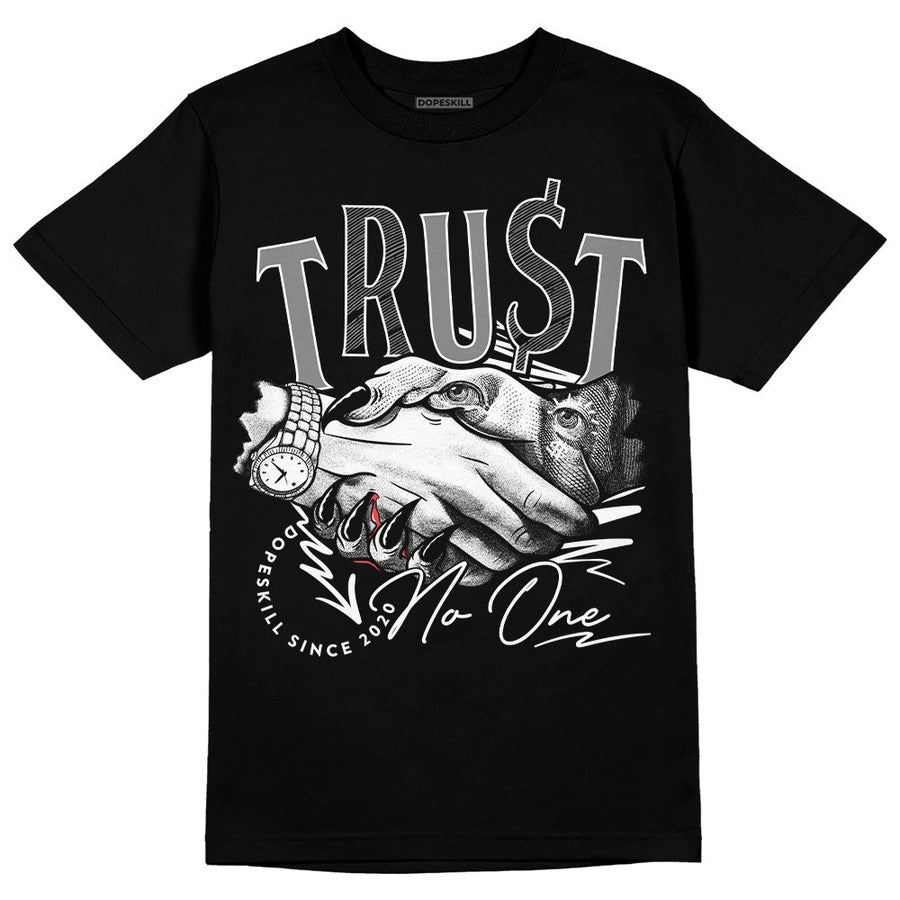 Dunk Low Panda White Black DopeSkill T-Shirt Trust No One Graphic