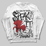 Black Metallic Reimagined 5s DopeSkill Long Sleeve T-Shirt Speak It Graphic