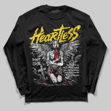 Black Tour Yellow AJ 4 Thunder DopeSkill Long Sleeve T-Shirt Heartless Graphic
