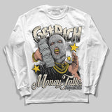 Reverse Metallic 5s DopeSkill Long Sleeve T-Shirt Get Rich Graphic
