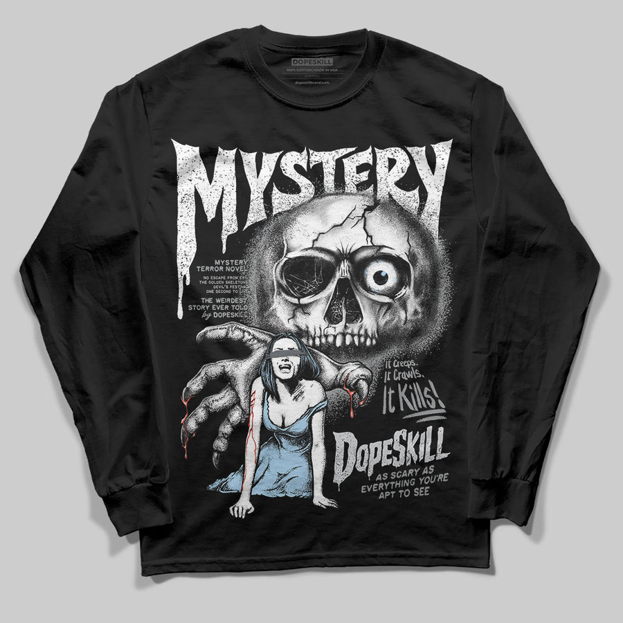 Wolf Grey 5s DopeSkill Long Sleeve T-Shirt Mystery Ghostly Grasp Graphic