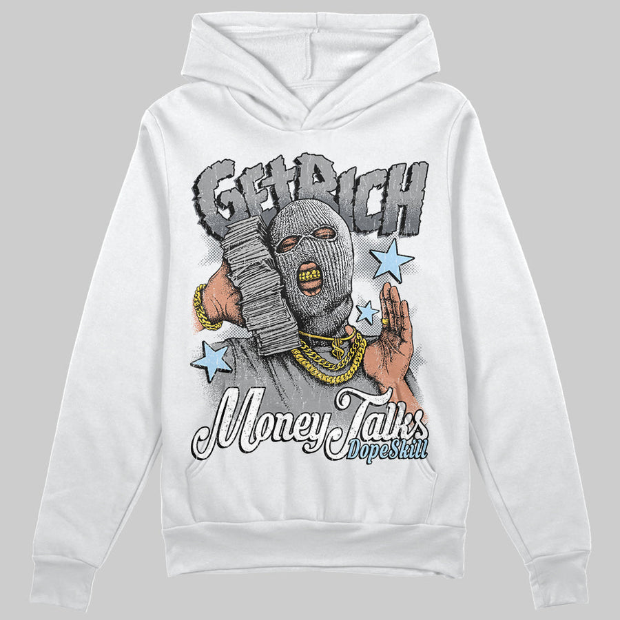 Wolf Grey 5s DopeSkill Hoodie Sweatshirt Get Rich Graphic