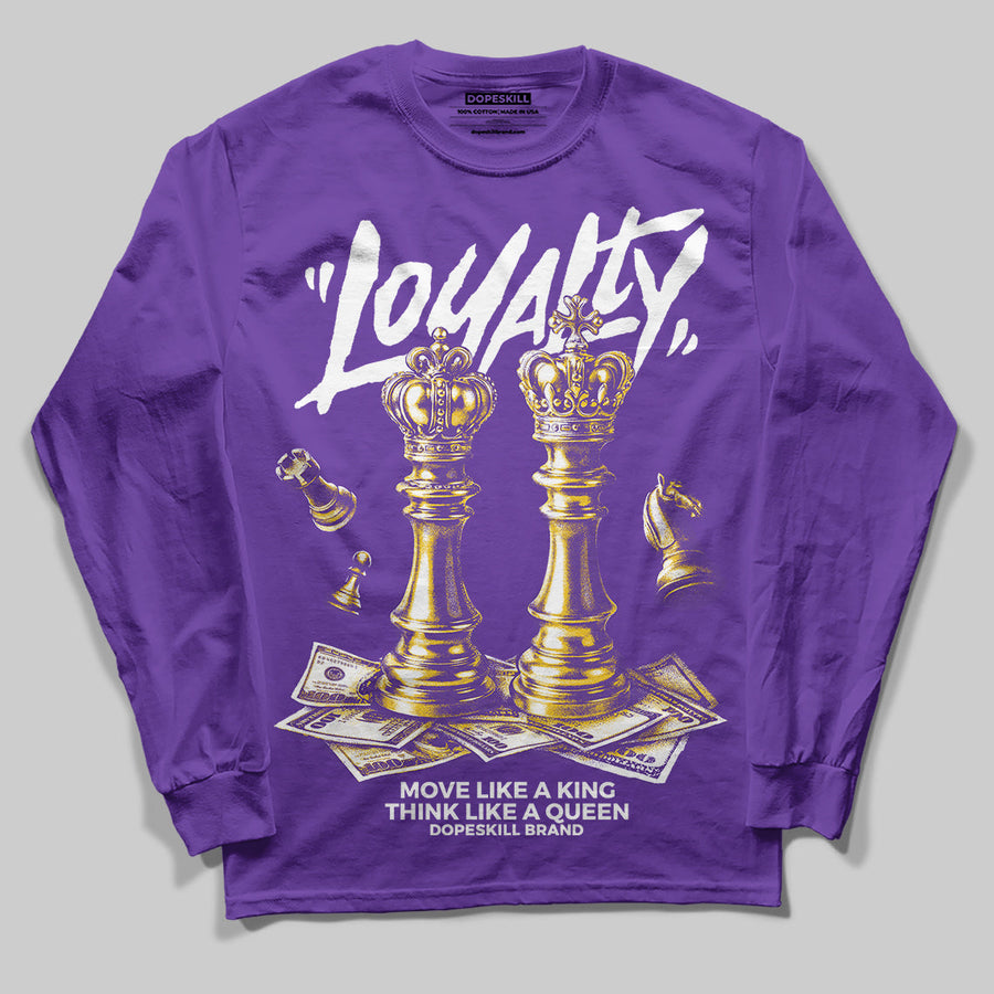 PURPLE 'Loyalty' DopeSkill Graphic Long Sleeve T-Shirt