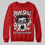 Red Collection DopeSkill Sweatshirt Root of Evil Graphic