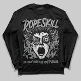 Wolf Grey 5s DopeSkill Long Sleeve T-Shirt Root of Evil Graphic