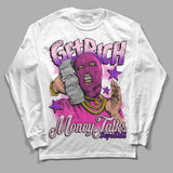 Pink Collection DopeSkill Long Sleeve T-Shirt Get Rich Graphic