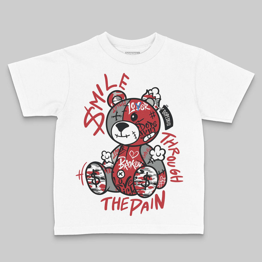 Bugs Bunny 8s DopeSkill Toddler Kids T-shirt Smile Through The Pain Graphic