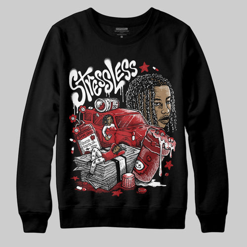 Flu Game 12s DopeSkill Sweatshirt Stressless Graphic