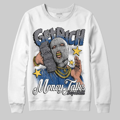 Flint Grey 9s DopeSkill Sweatshirt Get Rich Graphic