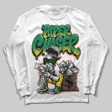 Green 'Paper Chaser Boy' DopeSkill Graphic Long Sleeve T-Shirt