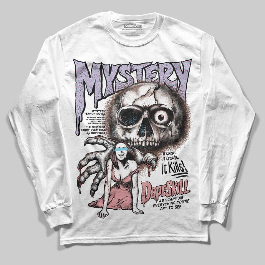 Harris Tweed x Denim Turquoise Dunk DopeSkill Long Sleeve T-Shirt Mystery Ghostly Grasp Graphic