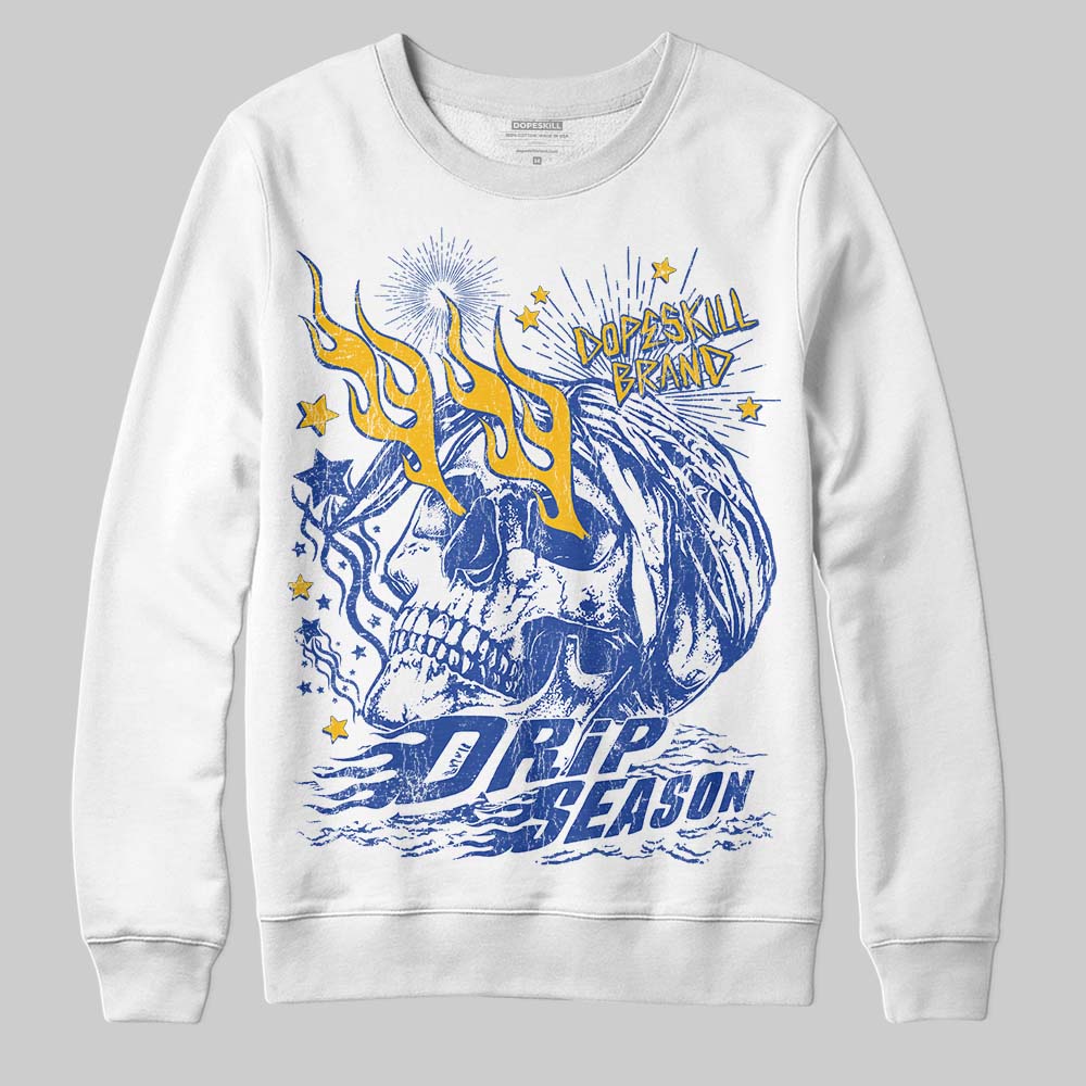 Royal Blue Collection DopeSkill Sweatshirt Drip Season Graphic