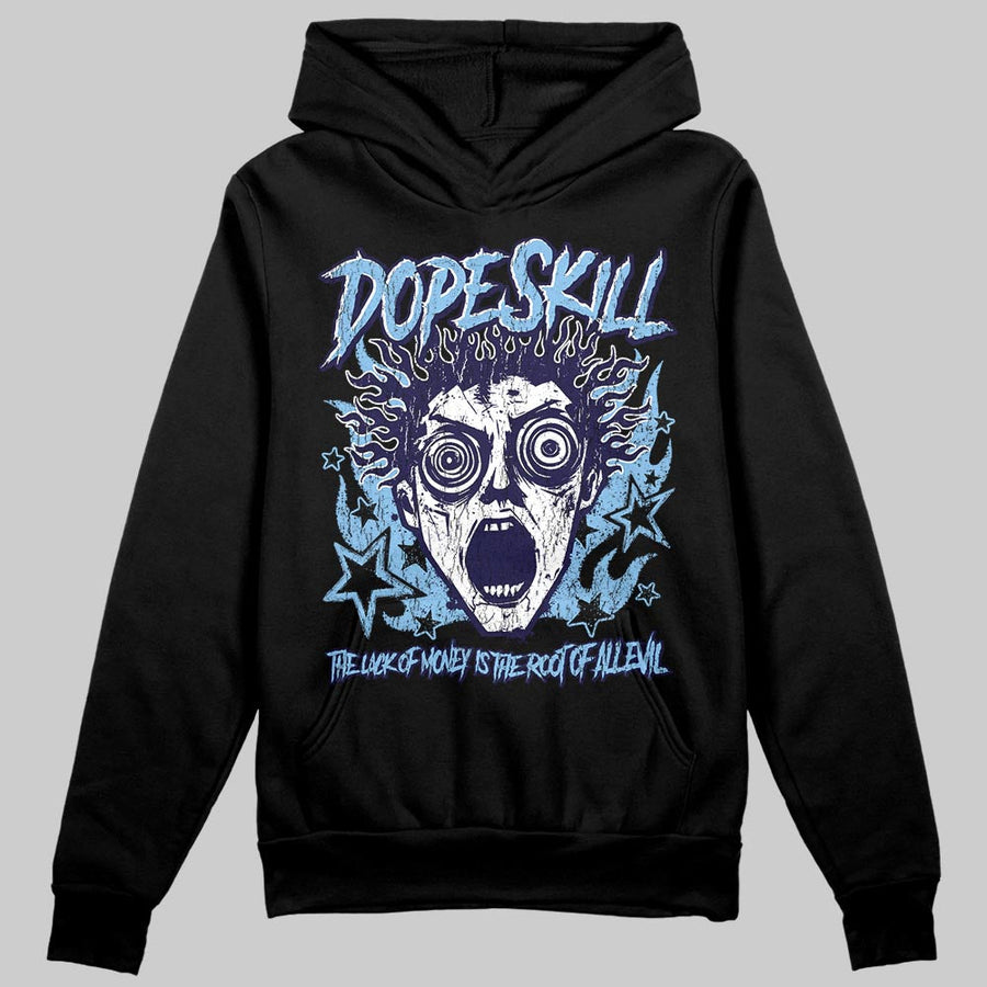 University Blue Collection DopeSkill Hoodie Sweatshirt Root of Evil Graphic