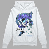 University Blue Collection DopeSkill Hoodie Sweatshirt Nevermind Graphic