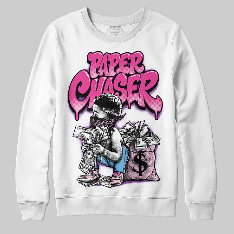Pink 'Paper Chaser Boy' DopeSkill Graphic Sweatshirt