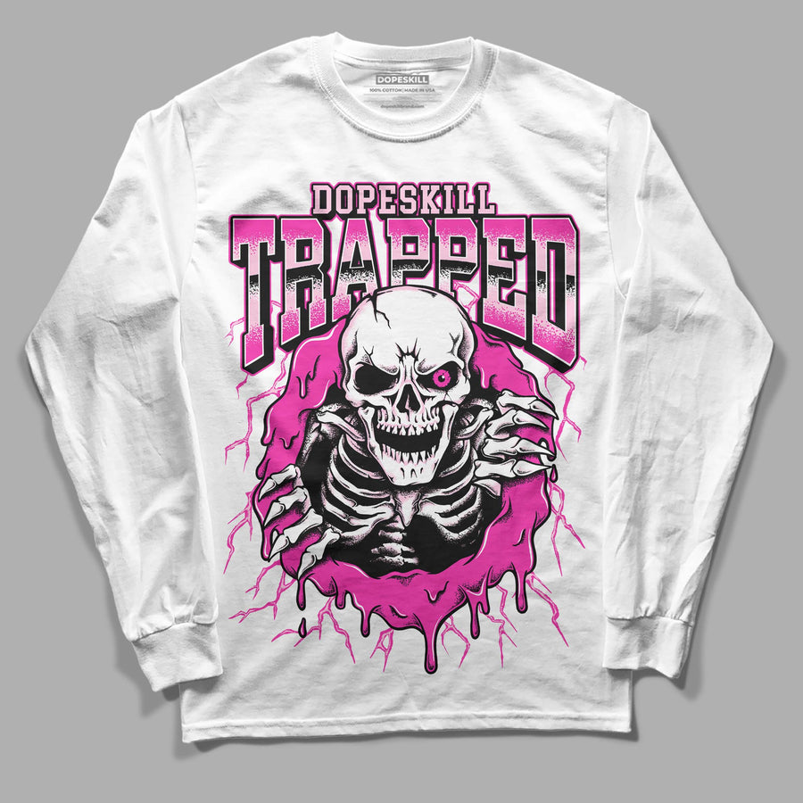 Pink Collection DopeSkill Long Sleeve T-Shirt Trapped Halloween Graphic