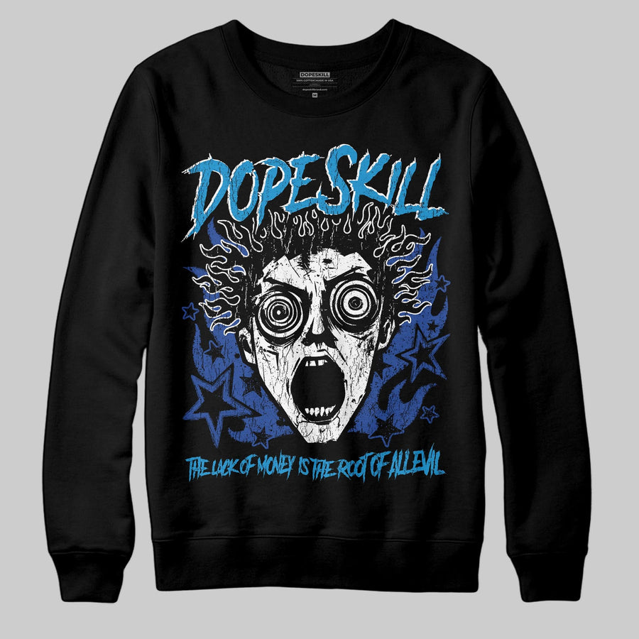 Royal Blue Collection DopeSkill Sweatshirt Root of Evil Graphic