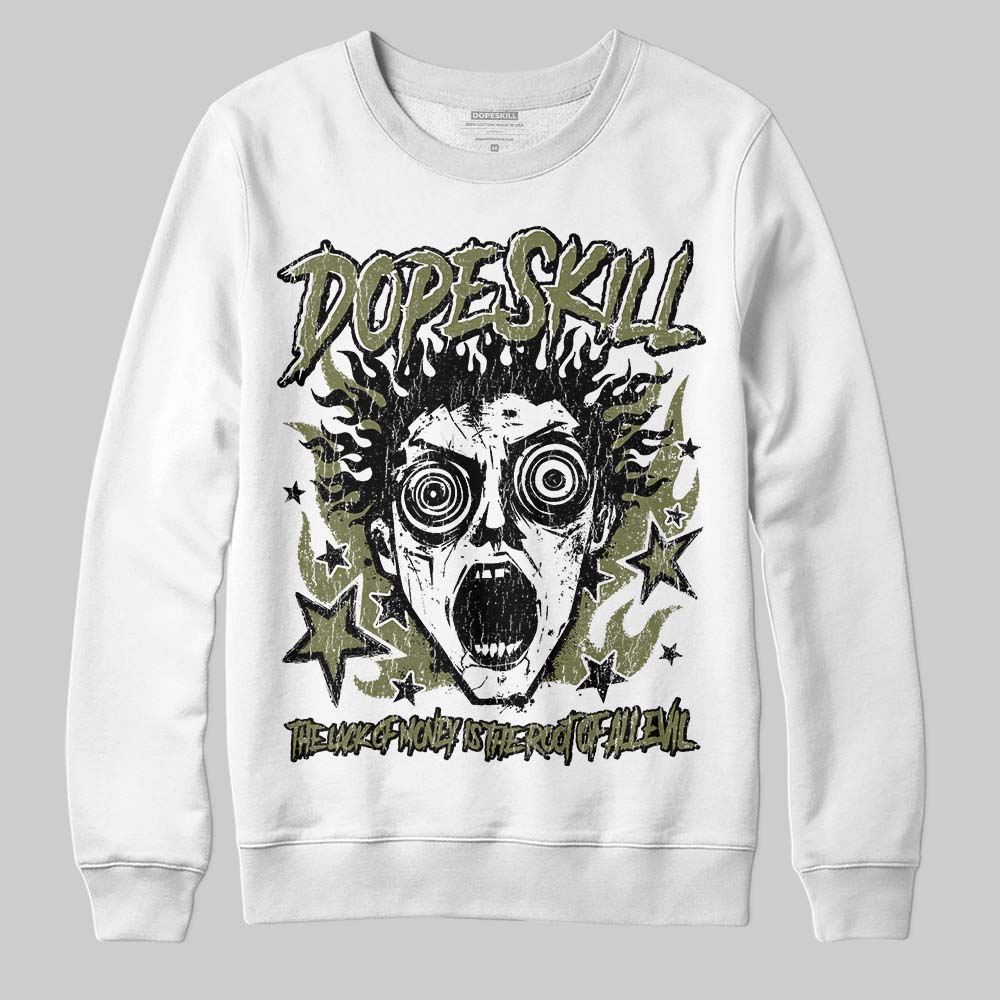 Olive Collection DopeSkill Sweatshirt Root of Evil Graphic