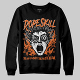 Orange Black White DopeSkill Sweatshirt Root of Evil Graphic