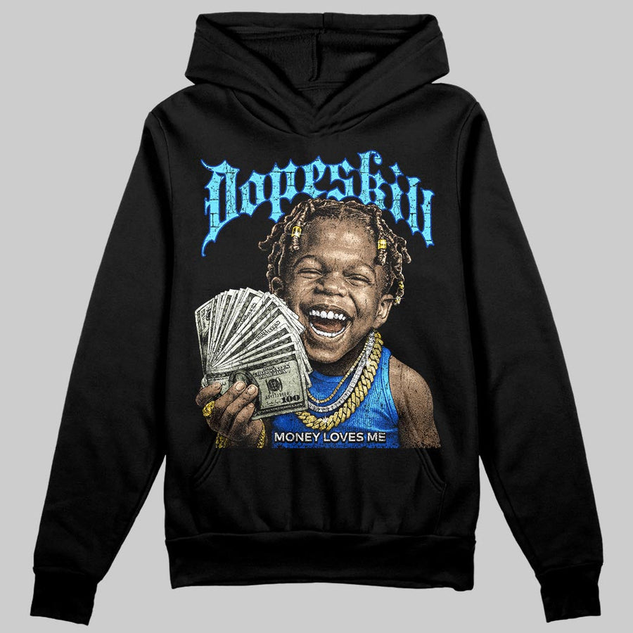 Royal Blue 'Money Loves Me' DopeSkill Graphic Hoodie