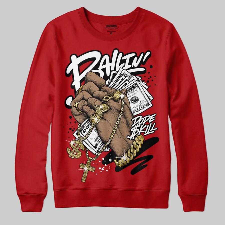 Red Collection DopeSkill Sweatshirt Always Ballin' Graphic