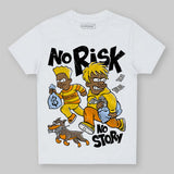 Yellow Ochre 6s DopeSkill Toddler Kids T-shirt No Risk No Story Graphic