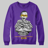 PURPLE 'Scared Money Don't Make No Money' DopeSkill Graphic Sweatshirt