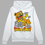 Yellow Ochre 6s DopeSkill Hoodie Sweatshirt Born To Be Rich Graphic