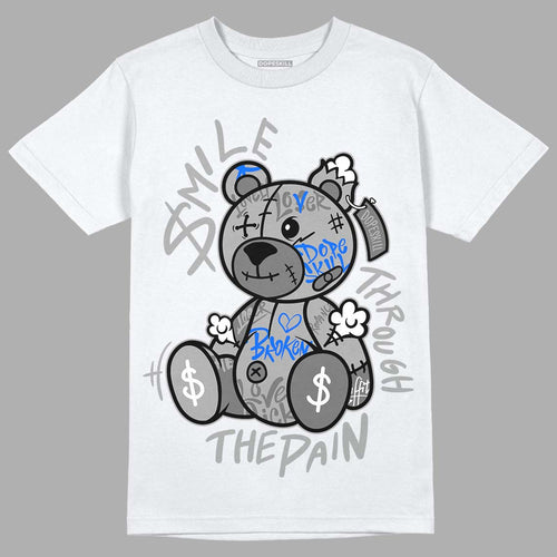 AJ 12 Stealth DopeSkill T-Shirt Smile Through The Pain Graphic