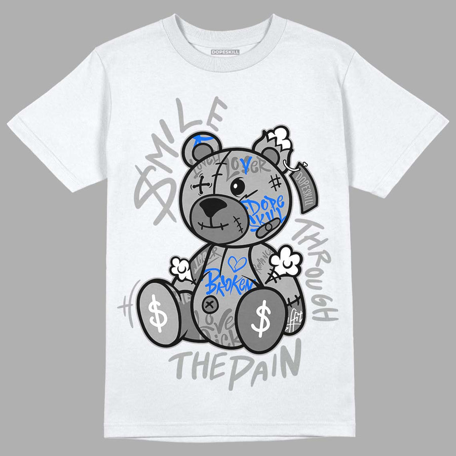 AJ 12 Stealth DopeSkill T-Shirt Smile Through The Pain Graphic