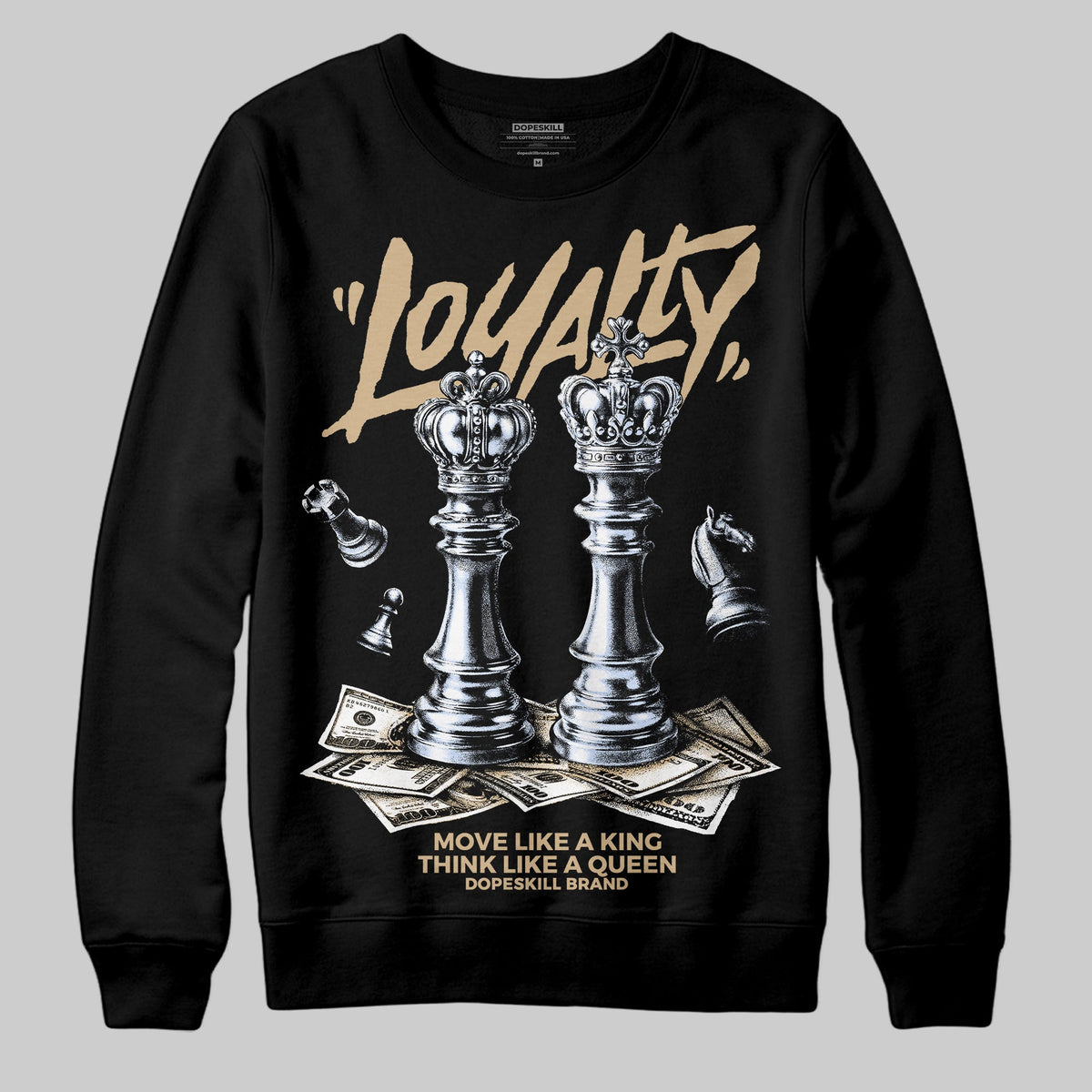 TAN 'Loyalty' DopeSkill Graphic Sweatshirt